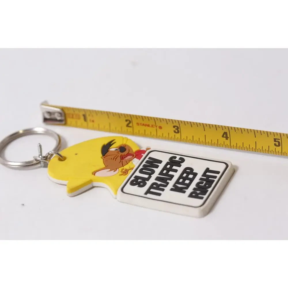 1996 Warner Bros Speedy Gonzales Keychain Slow Traffic Keep Right 260721-WH 177